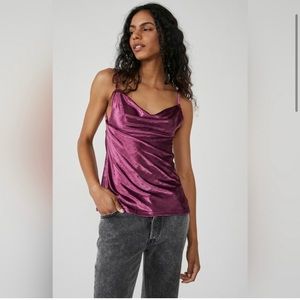 Free People Intimately Free All Night Velvet Tunic NWT